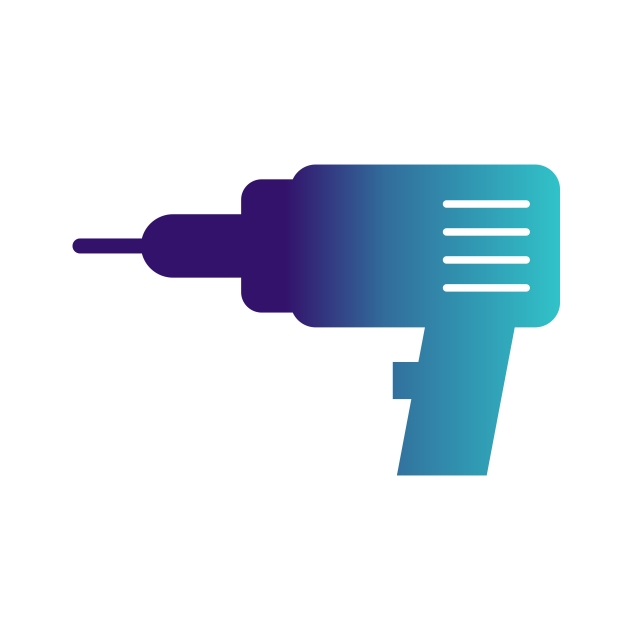 640x640 Vector Drill Icon, Drill Icon, Drill Machine, Electronics Png