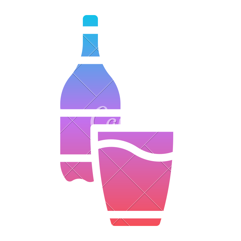 800x800 Drinking Water Bottle Glass Beverage Icon