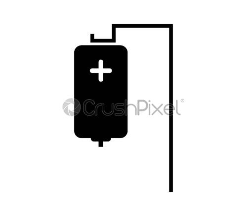 500x438 Medical Drip Icon, Stock Vector Crushpixel