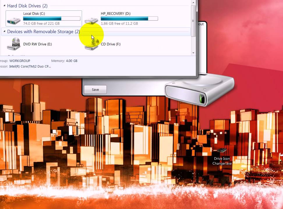 972x720 How To Change Your Drive Icon Using