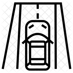 256x256 Driveway Icon Of Line Style