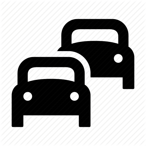 512x512 Car, Driveway, Highway, Jam, Traffic Icon