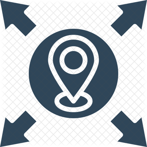 512x512 Driving Directions Icon Of Glyph Style