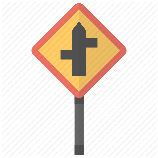 512x512 Crossroad Junction, Driving Directions, Road Instructions
