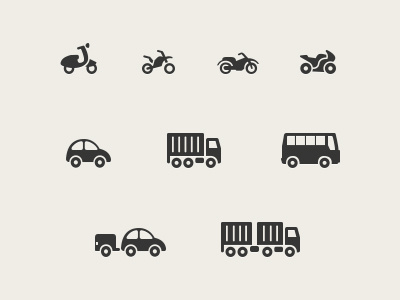 400x300 Driving License Icons