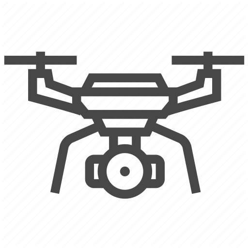 512x512 Drone, Flying, Quadcopter Icon