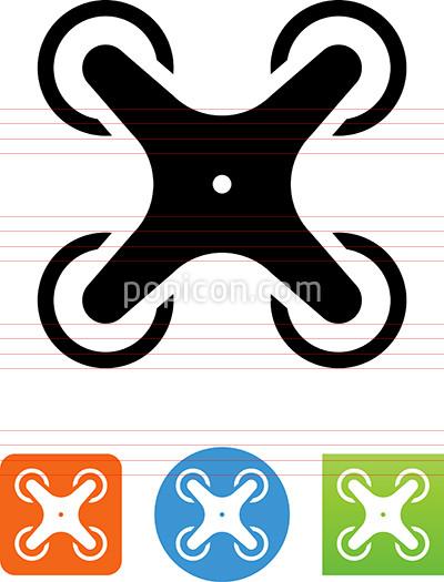 400x525 Drone Quadcopter Icon