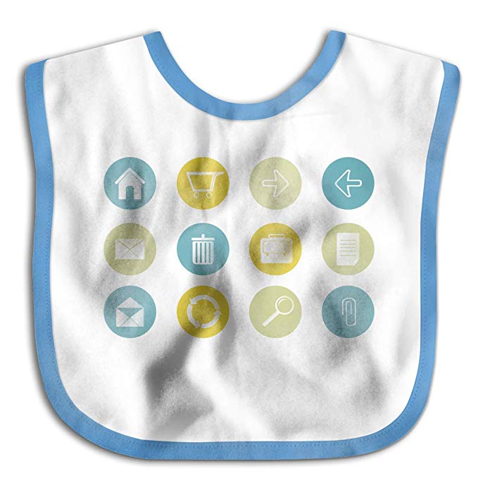 679x679 Web Icon Neck Saliva,cotton Newborn Drooling Teething