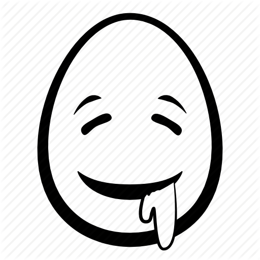 512x512 Drooling, Easter, Egg, Emoji, Face, Head Icon