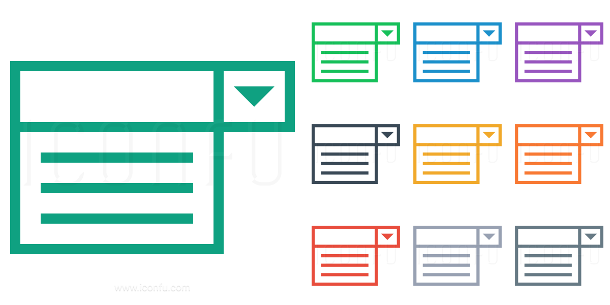 Drop Down Menu Icon at Collection of Drop Down Menu