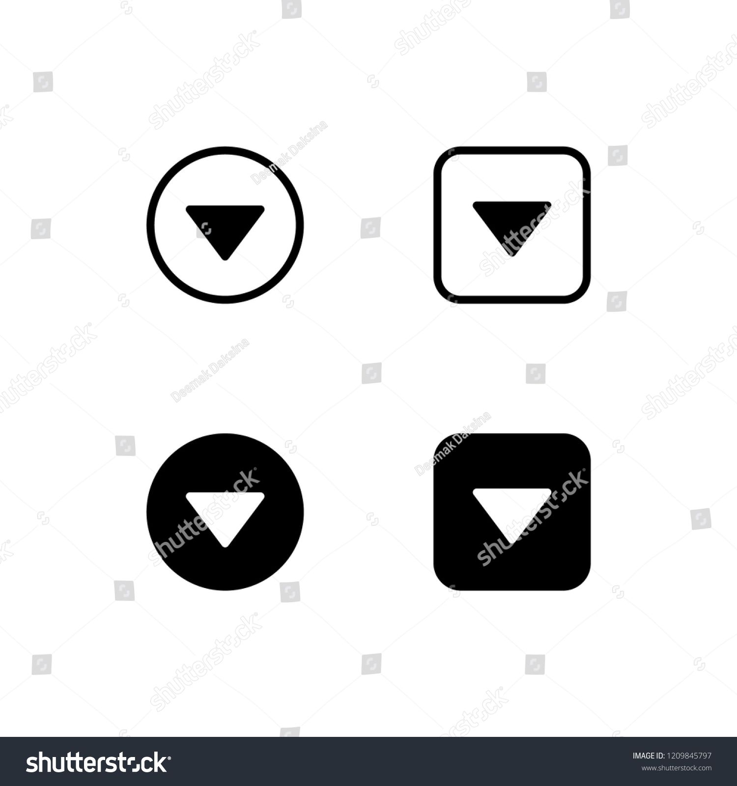 1500x1600 Dropdown Icon Design Dropdown, Menu, More, Down, List, Icon, Logo