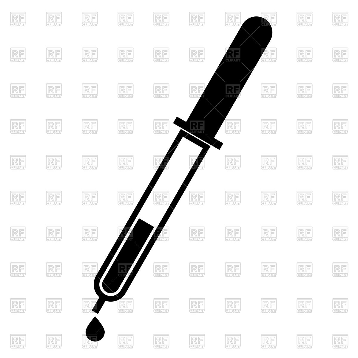 1200x1200 Pipette With Drop Icon Vector Image Of Healthcare, Medical