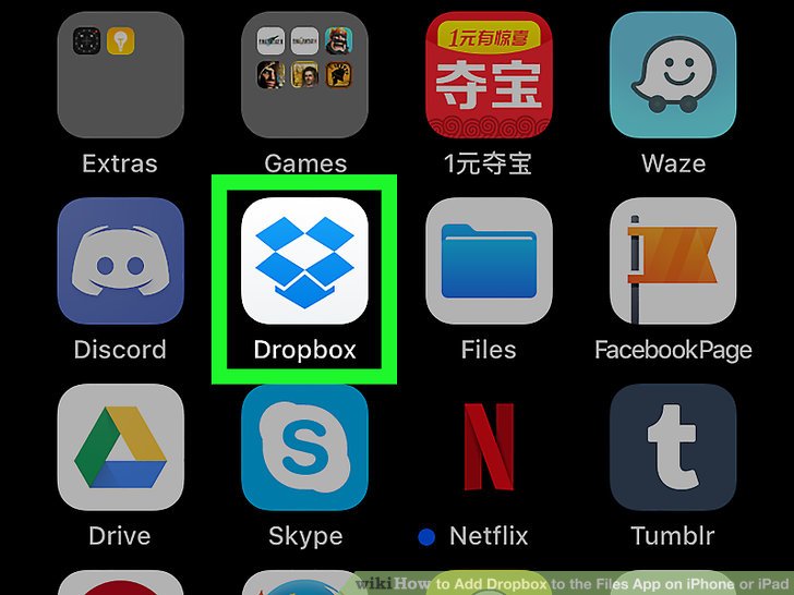 728x546 How To Add Dropbox To The App On Iphone Or Ipad Steps