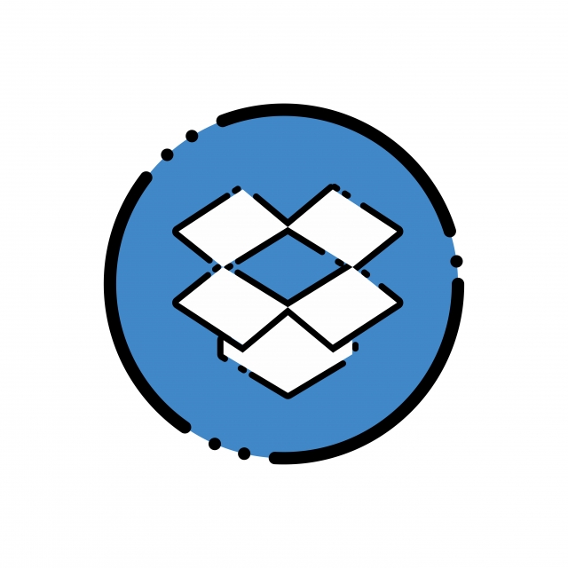 640x640 Dropbox Icon Design Vector, Communication, Dropbox, Icon Png