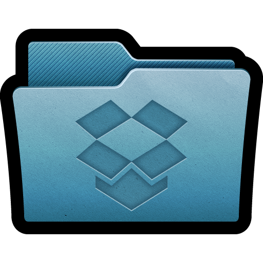 512x512 Blue Mac Folder Dropbox Icon, Png Clipart Image