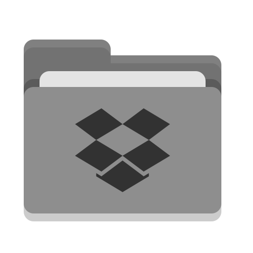 512x512 Folder, Grey, Dropbox Icon Free Of Papirus Places