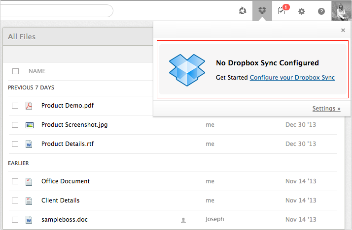 714x468 How To Sync Your Dropbox Account With Zoho Docs