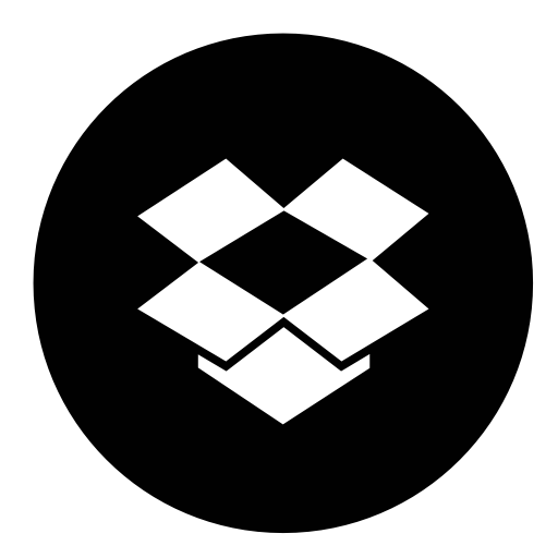 512x512 Circle, Dropbox Icon