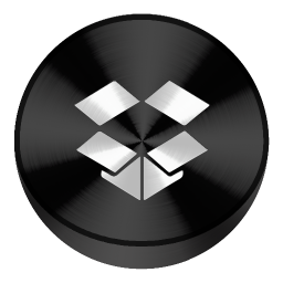 256x256 Dropbox Black Drive Circle Icon Download The Circle Icons