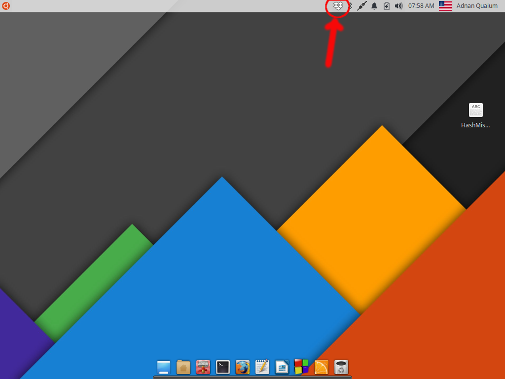 1024x768 Dropbox Indicator Icon Is Not Supporting The Icon Theme