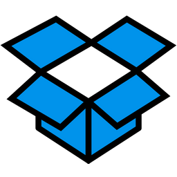 Dropbox Icon Of Colored Outline Style 256x256 Dropbox Icon Of Colored Outline Style