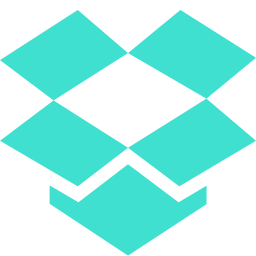 Free Turquoise Dropbox Icon 256x256 Free Turquoise Dropbox Icon