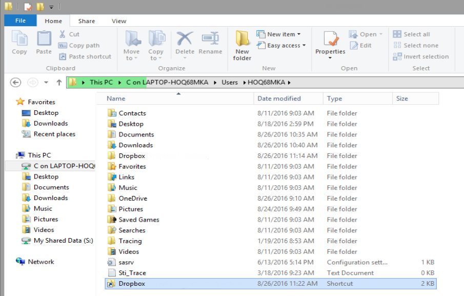 905x577 Dropbox Shortcut