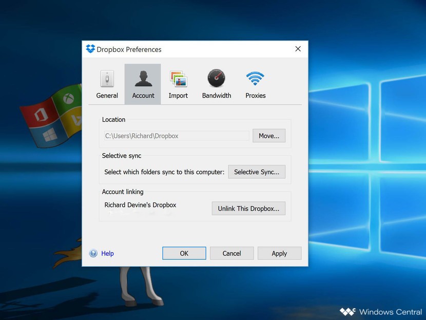How To Sync Your Dropbox Folders To Windows Windows Central 830x623 How To Sync Your Dropbox Folders To Windows Windows Central