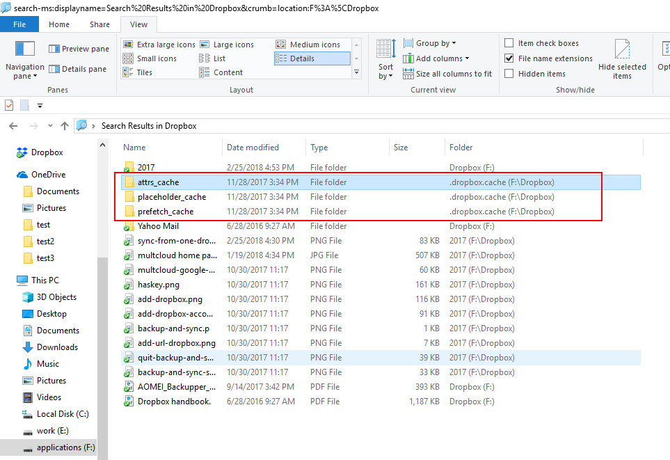 Dropbox Icon Not Showing