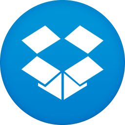 256x256 Dropbox Icon Circle Iconset