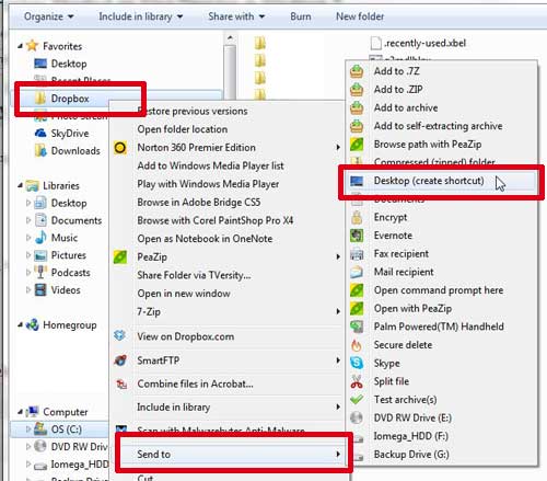 500x439 How To Create A Dropbox Shortcut On Your Desktop In Windows
