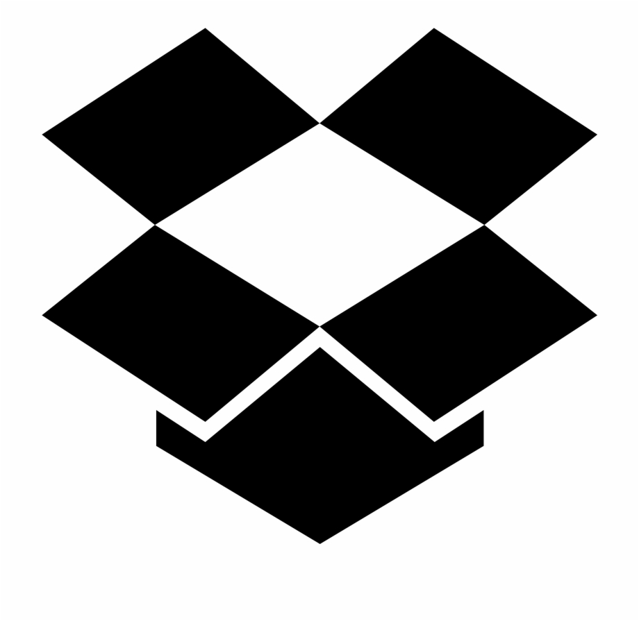 920x895 Dropbox Icon Black Free Png Images Clipart Download