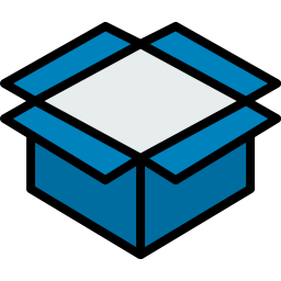 256x256 Dropbox Logo Icon Of Colored Outline Style