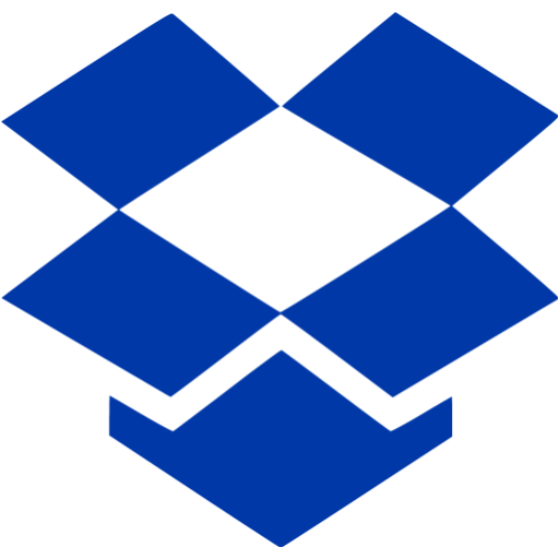 Royal Azure Blue Dropbox Icon 512x512 Royal Azure Blue Dropbox Icon