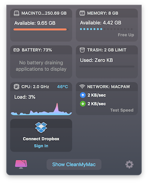 300x371 Cleanmymac X Menu