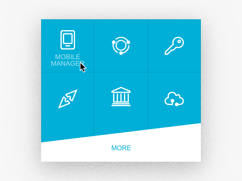 Animated Icon Dropdown Menu 800x600 Animated Icon Dropdown Menu