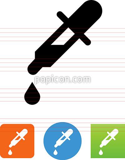 400x514 Vector Eye Dropper Icon