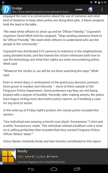 360x574 Drudge Report For Android