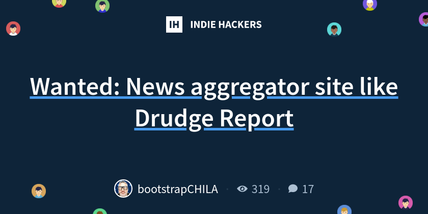 840x420 Wanted News Aggregator Site Like Drudge Report