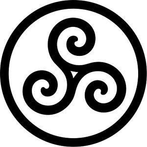300x300 Merlin Inspired Druid Triskele Symbol Vinyl Car Window Laptop
