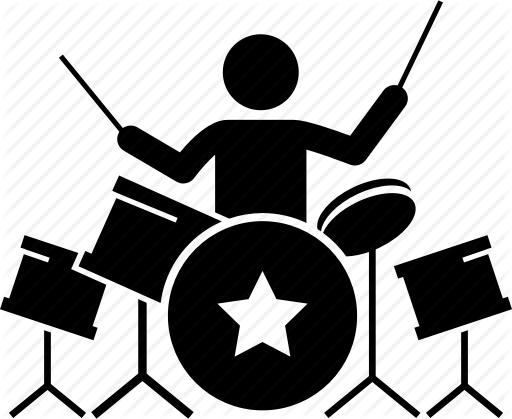 512x419 Drum, Drummer, Man, Musician, Performance, Playing, Stage Icon