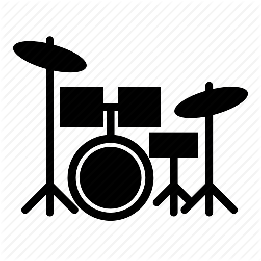 512x512 Band, Drum Kit, Drum Set, Drums, Instruments, Percussion, Rhythm Icon