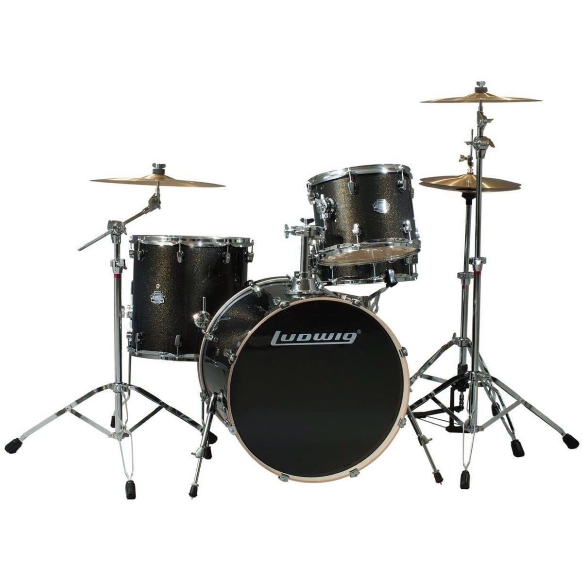 1200x1200 Ludwig Element Icon Black Gold Sparkle Pmt Online