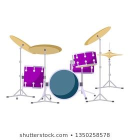 260x280 Modern Drums Kit Icon Flat Illustration Of Modern Drums Kit Icon