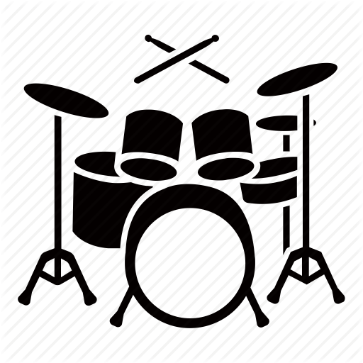 512x512 Drum, Drumkit, Instrument, Kit, Music, Musical, Set Icon