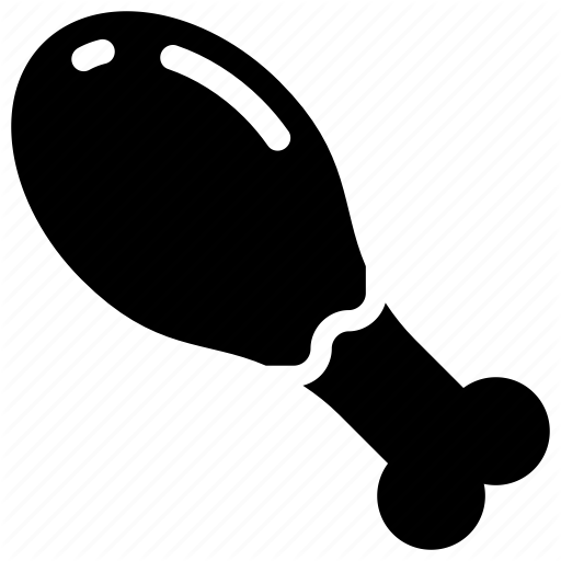 512x512 Chicken Leg, Chicken Piece, Drumstick, Leg Piece, Thigh Meat Icon