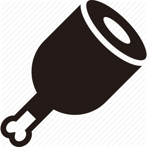 512x512 Drumstick, Food, Meat, Turkey Leg Icon