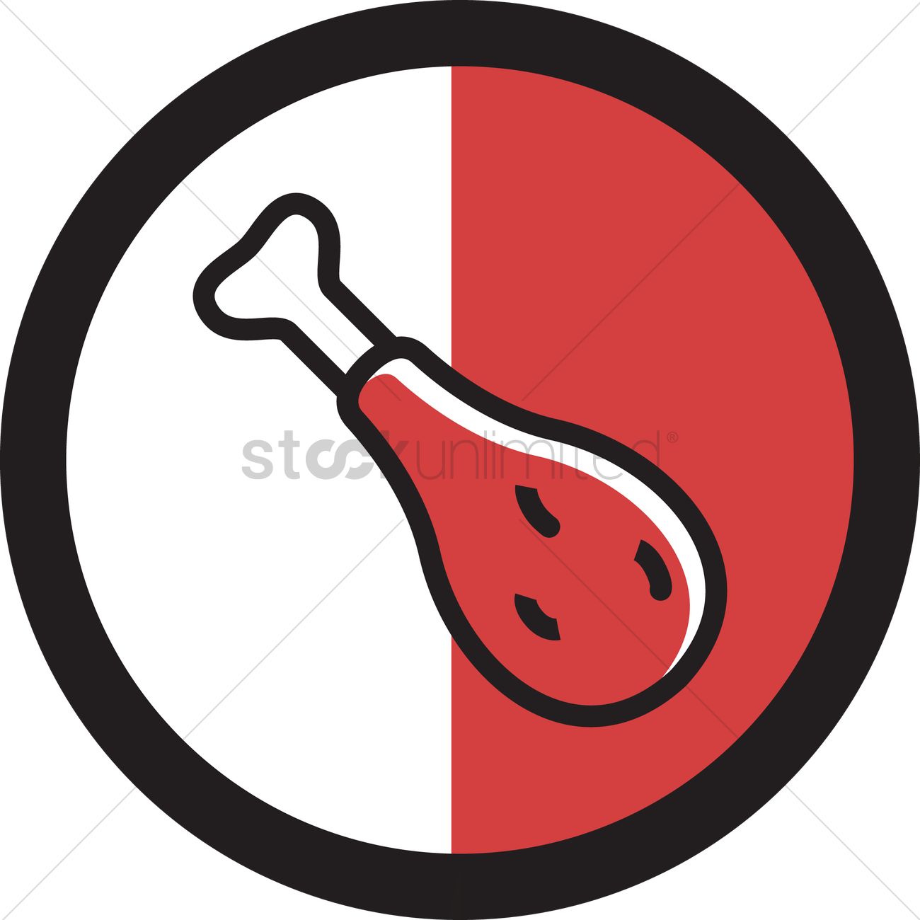 1300x1300 Free Drumstick Icon Vector Image