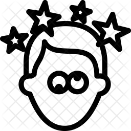 256x256 Drunk Icon Of Line Style