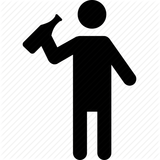 512x512 Alcoholic, Drunk, Man, Person, Wine Icon